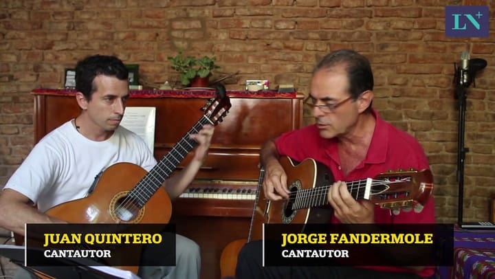 Jorge Fandermole y Juan Quintero interpretan el tema 'Hispano'