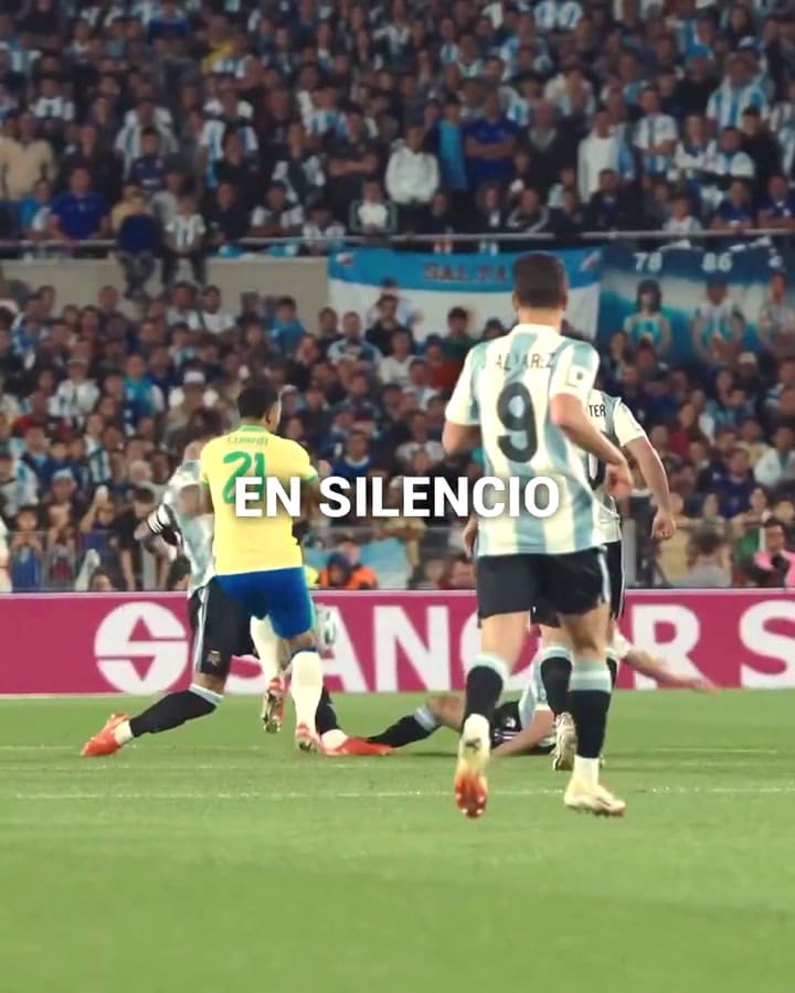 El picante video de la selección argentina contra Brasil