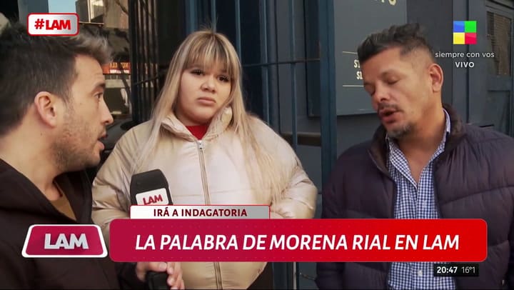Morena Rial contó que piensa trabajar en el estudio de Alejandro Cipolla