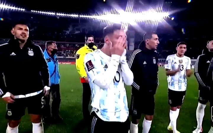 La emoción de Messi tras la Copa América 2021