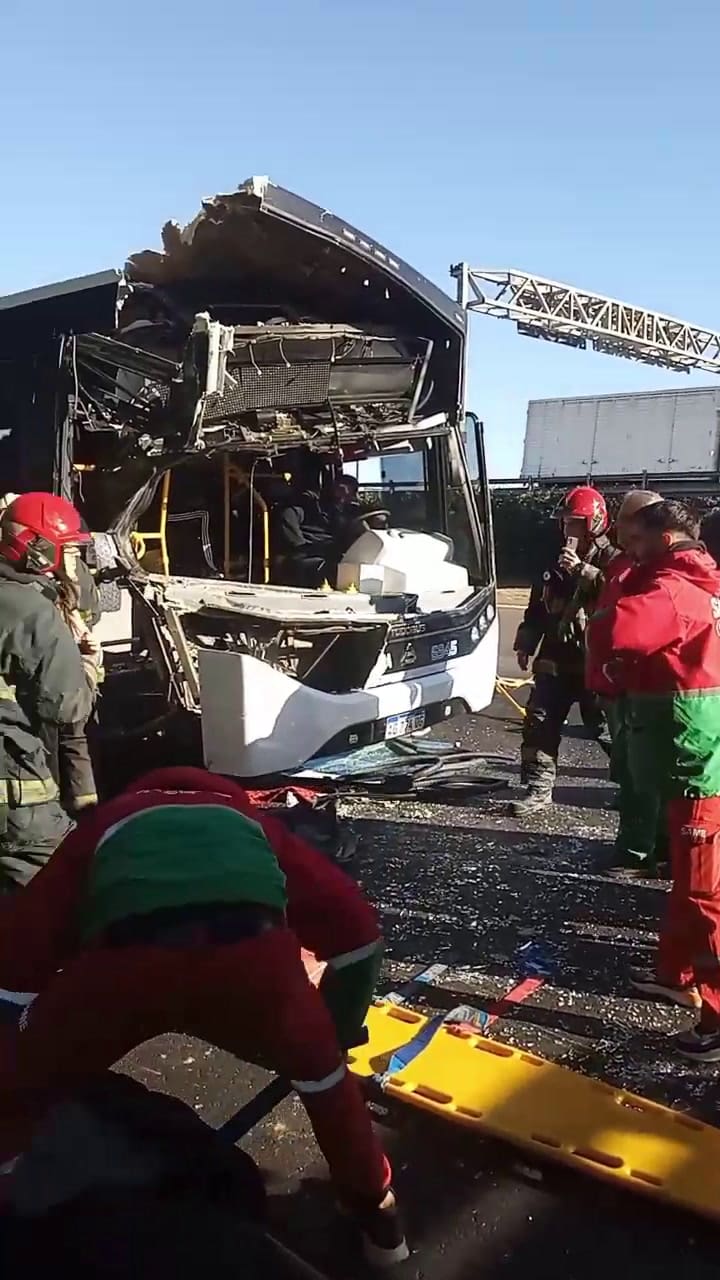 Operativo por choque en la General Paz