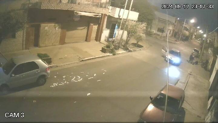 Chocaron a un motociclista para robarle en La Matanza