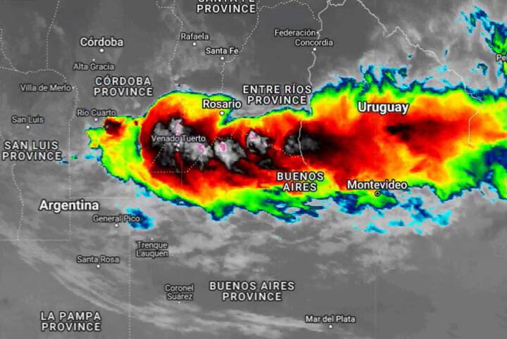Así avanzan las tormentas para este miércoles