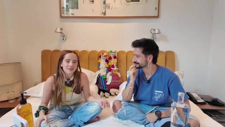 Evaluna y Camilo relataron la tensa situación que vivieron en un avión