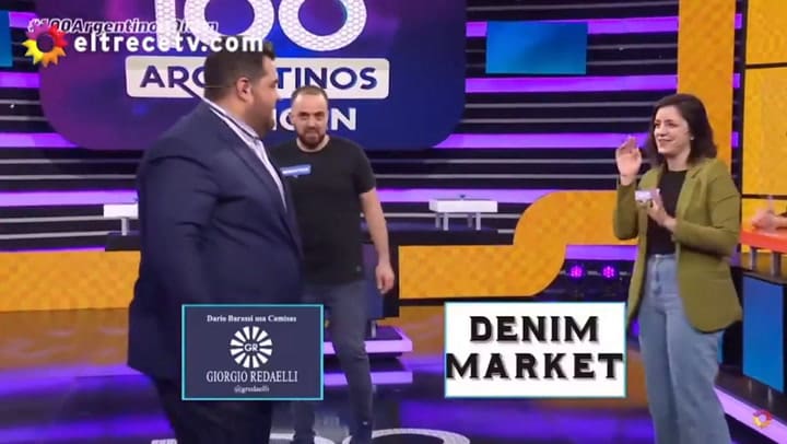 Beso pandémico en '100 argentinos dicen'