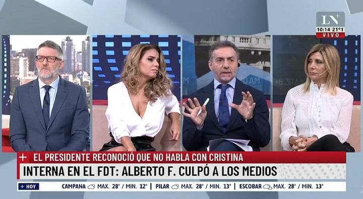 Luis Majul reveló la condición del Instituto Patria para que haya tregua entre Cristina y Alberto