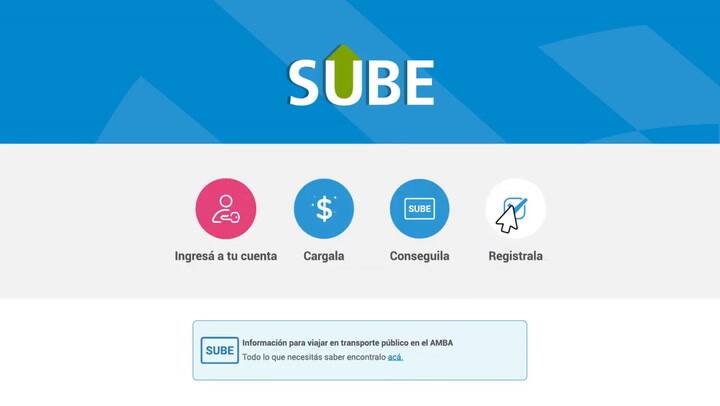 Cómo registrar la tarjeta SUBE
