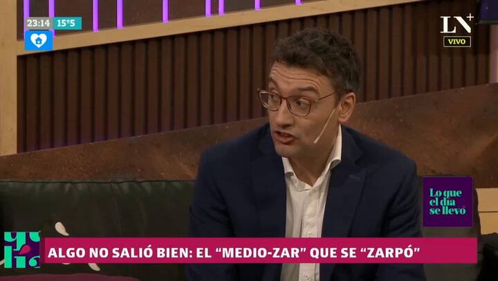 Algo no salió bien: El 'medio-zar' que se 'zarpó'