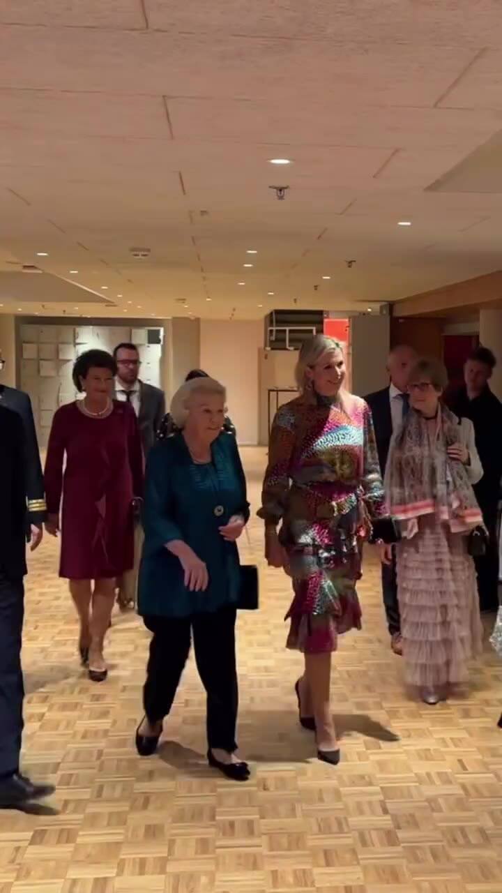 La reina Máxima y la princesa Beatriz asistieron juntas a un concierto