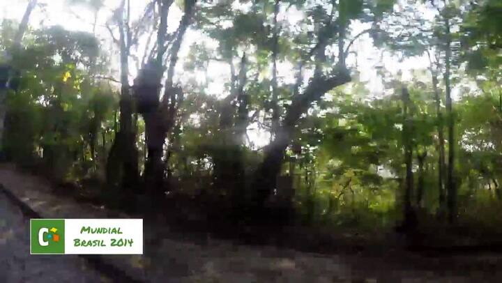 Un partido de Brasil, en la favela Santa Marta