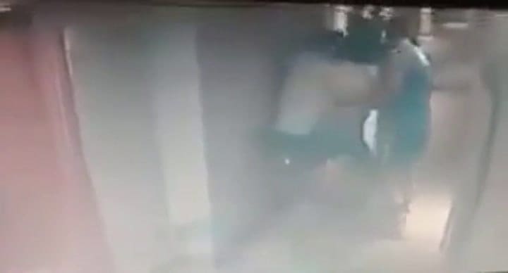 El polémico video de Centurión en una actitud violenta