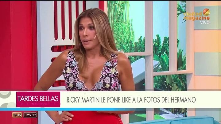Catherine Fulop contó que Ricky Martin tuvo un romance con Gabriela Sabatini - Fuente: Tardes Bellas