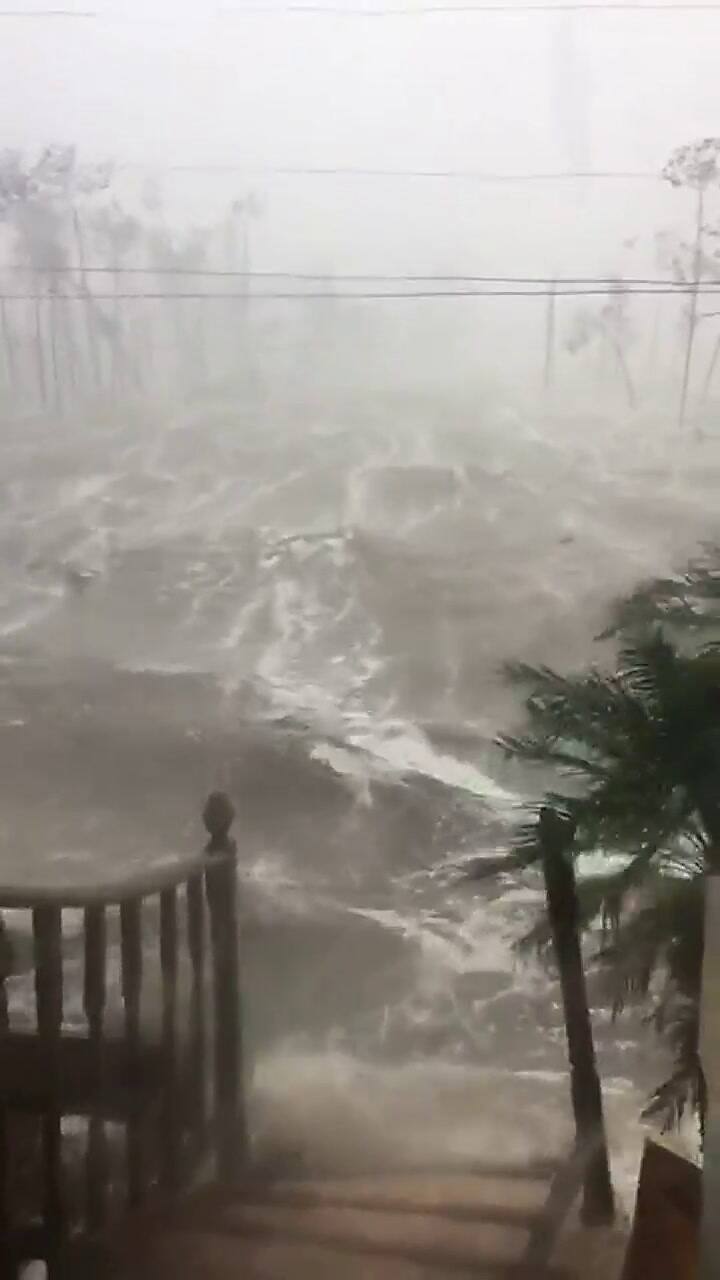 El paso del huracán Dorian por Chesapeake - Fuente: Twitter