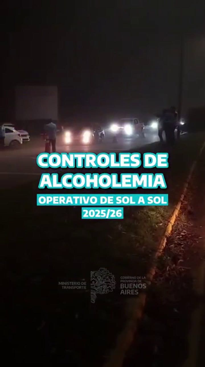 Pinamar: conductor da positivo con 1,21 g/L y culpa al vinagre en una excusa que se vuelve viral
