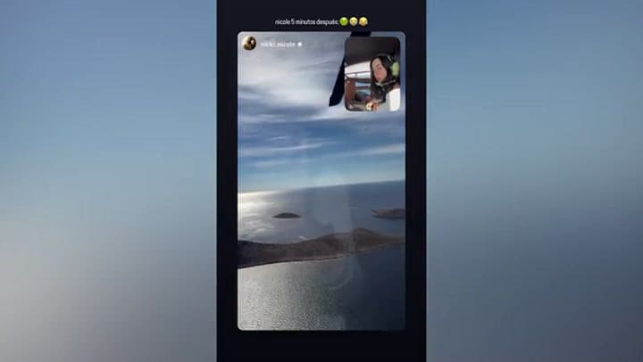 Nicki Nicole viajó en helicóptero con Lamine Yamal