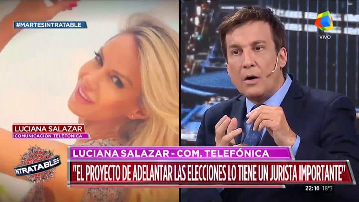 Luciana Salazar se defendió de las críticas a sus predicciones - Fuente: América tv
