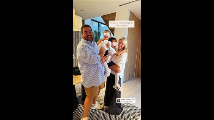 La emoción de Darío Barassi por el primer día de jardín de la menor de sus hijas