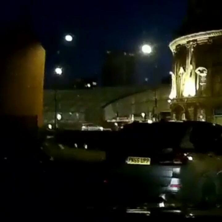 El momento de la explosión en Manchester