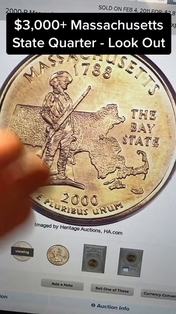 El cuarto de dólar que se vende por más de US$3000