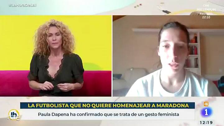 La jugadora manifestó que no hubo un homenaje similar por el Día Internacional por la Erradicación d