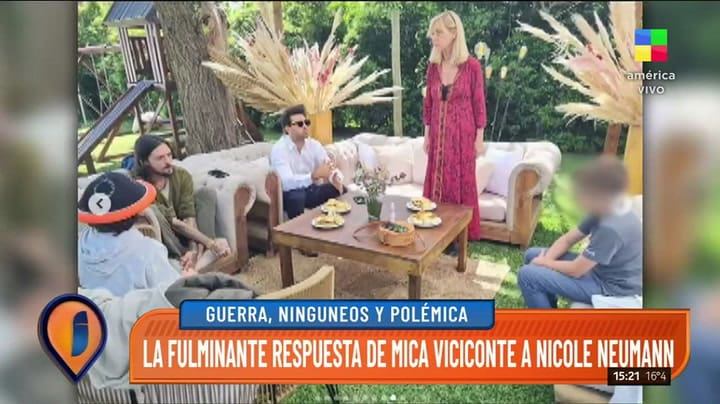 La palabra de Mica Viciconte sobre el no saludo de Nicole Neumann