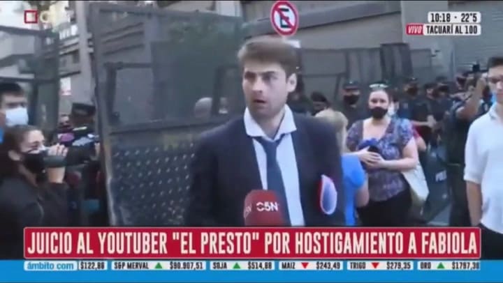 Así fue la discusión del Presto en Tribunales antes del juicio iniciado por Fabiola Yáñez