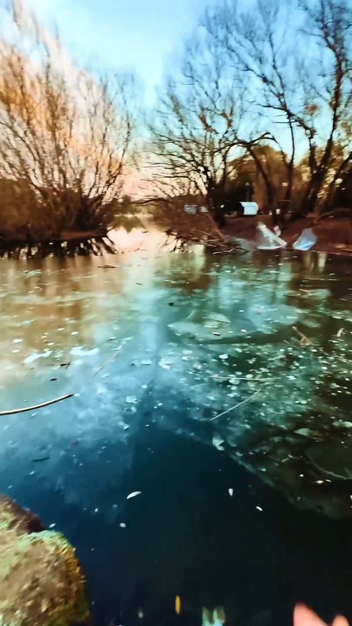 ¿Team Verano, Invierno… O Team Frozensegundo Día Que Amanecemos Con Parte De Nuestro Dique Congelado. #Invierno #Tandil #Entandilsoyfeliz