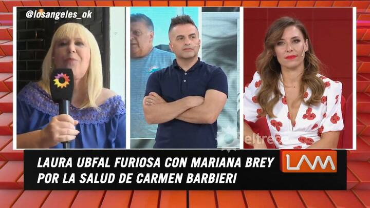 Fuerte cruce entre Laura Ubfal y Mariana Brey que se volvió tendencia - Fuente: eltrece