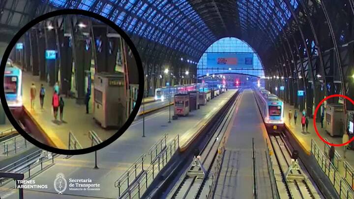 Robo cable tren Retiro