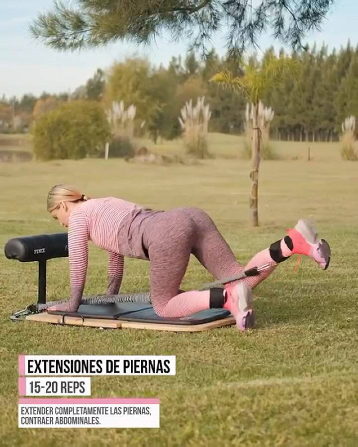 Rutina de Jésica Cirio en el parque de su casa - Fuente: Instagram @JesicaCirio