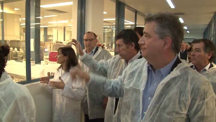 El secretario de Agroindustria en Senasa