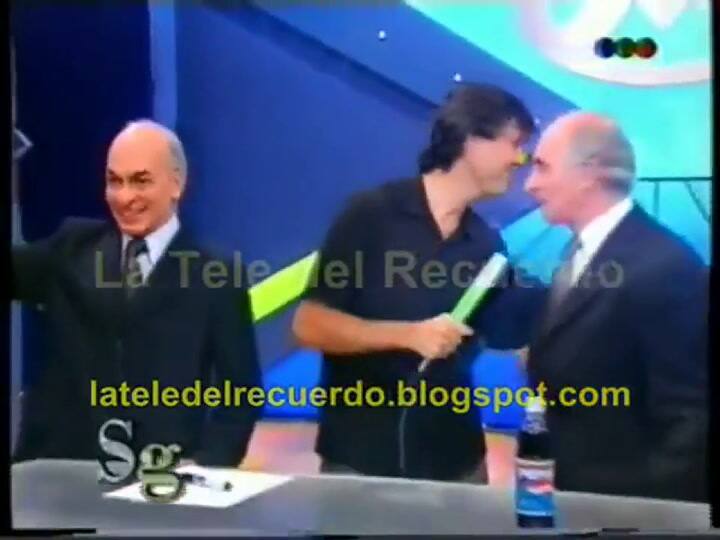 De la Rúa en Videomatch, en el año 2000 - Fuente: La tele del recuerdo