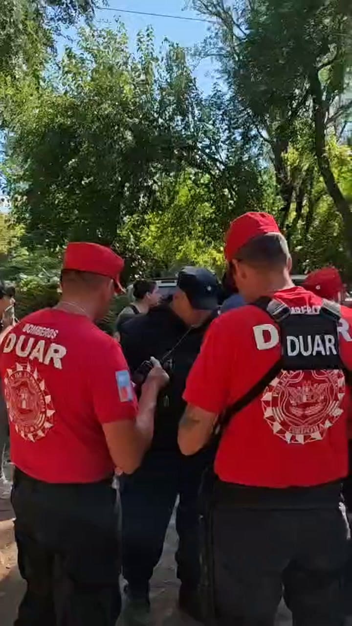Operativo de búsqueda y rescate de una niña de dos años en Cosquín, Córdoba