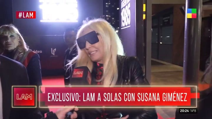 Susana Giménez fue a ver Argentina, 1985 y reveló el detalle histórico que no sabía