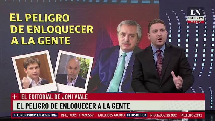 Jonatan Viale apuntó contra el Gobierno Nacional