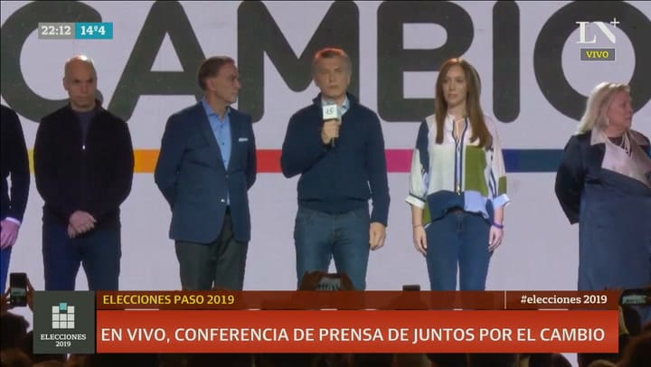 Mauricio Macri reconoció la derrota