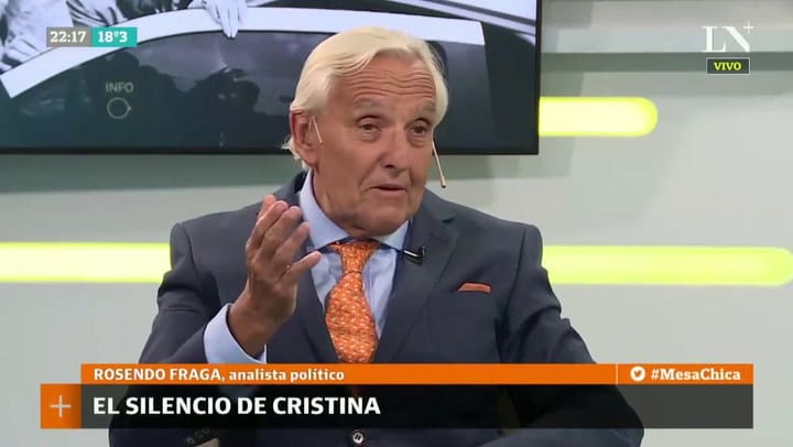 Rosendo Fraga: 'A pesar de haber perdido dos veces, Cristina siguió siendo la principal figura de la