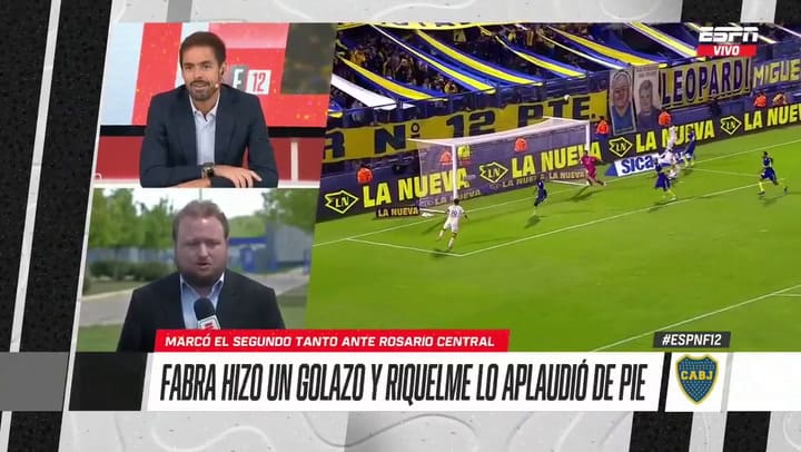 La chicana de Mariano Closs al columnista de Boca por el golazo de Fabra