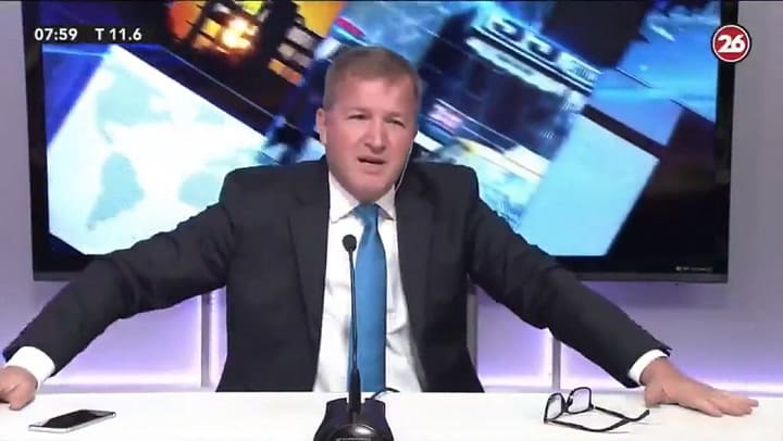 Eduardo Serenellini se despide de Canal 26