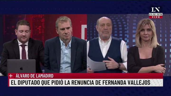 Cristina no necesita más de a Alberto' Álvaro de Lamadrid, diputado.