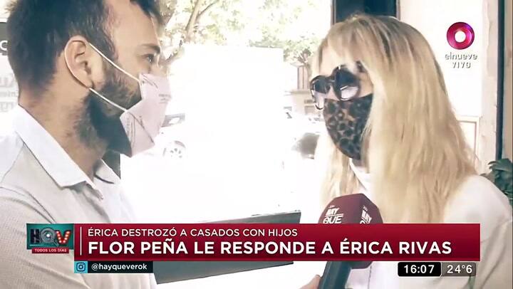 Florencia Peña, sobre las declaraciones de Erica Rivas: “Lo que ella dice no fue lo que pasó” - Fuen