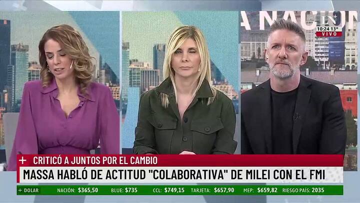 “Esto es el Bailando, no política”: Luis Novaresio se divirtió con un meme en el pase de LN+