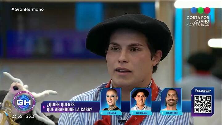 Gran Hermano: Williams hablo con Santiago del Moro tras la descompensacion