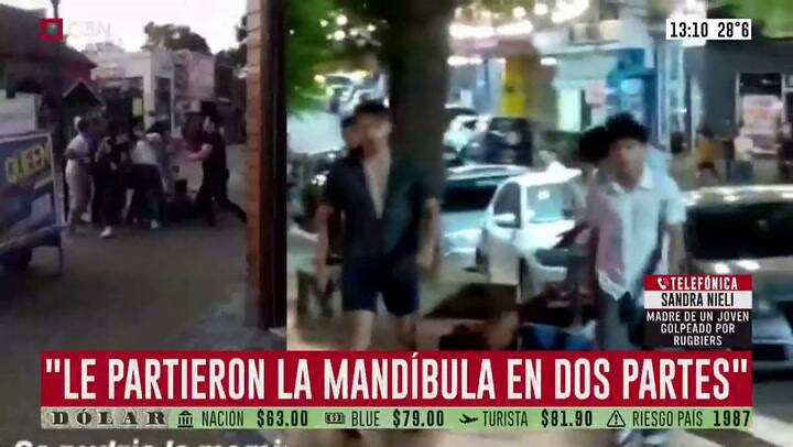 Otra pelea causada por rugbiers en Villa Gesell