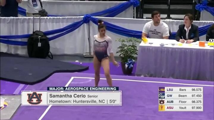 La impresionante lesión de una gimnasta en plena competencia - Fuente: YouTube