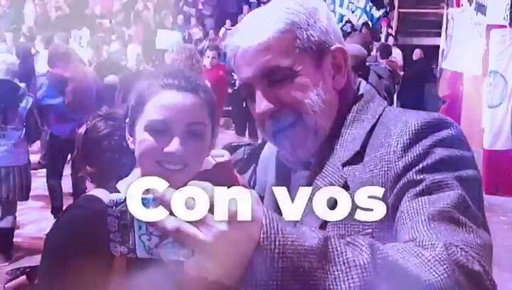 Aníbal Fernández en modo campaña: se mostró con Alberto y lanzó un spot - Fuente: Twitter