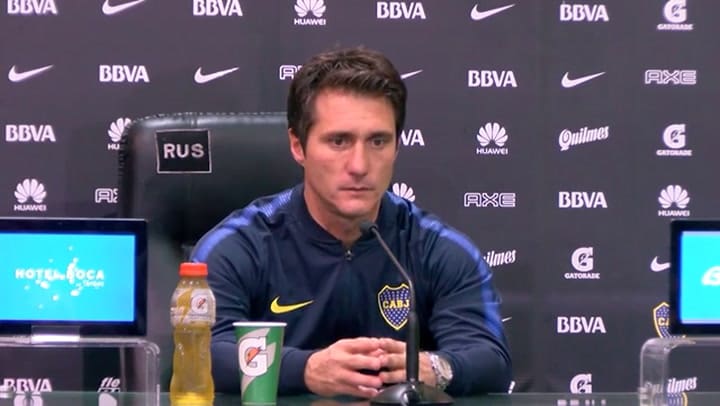 Guillermo Barros Schelotto, tras la victoria de Boca frente a Unión por 2 a 0 - Fuente: Télam