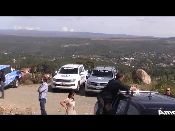 Recorré con Canchallena una etapa del rally mundial