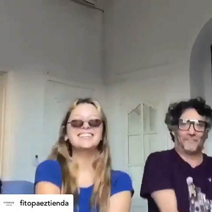 El divertido video que Fito Paez grabó junto a sus hijos - Fuente: Instagram
