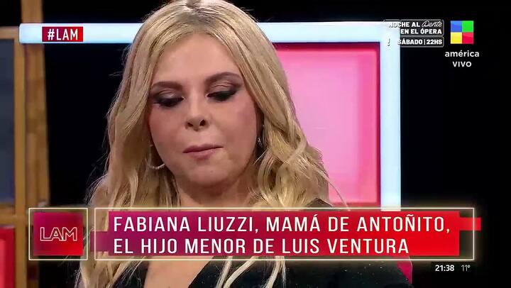 Fabiana Liuzzi habló a corazón abierto sobre su hijo